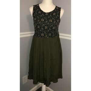 NWT Altar'd State Dress Juniors Medium Green‎ Sleeveless